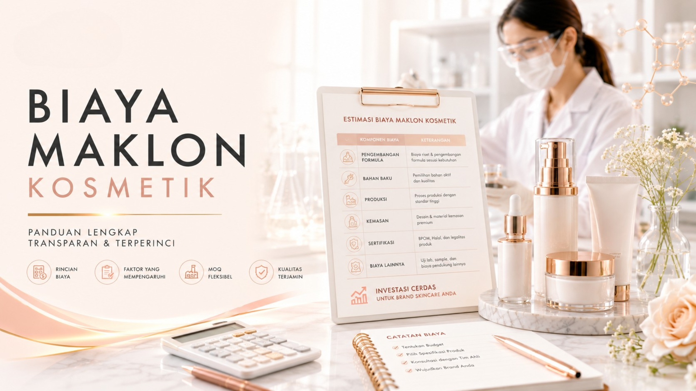 Biaya Maklon Kosmetik | Masumi Beauty Indonesia